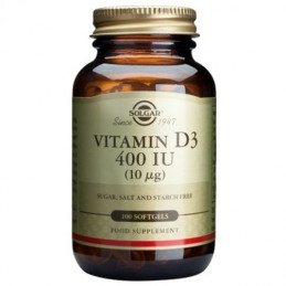Vitamina D3 400 IU 100 capsule Solgar