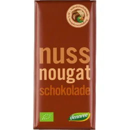 Bio ciocolata cu crema de alune 100g-dennree